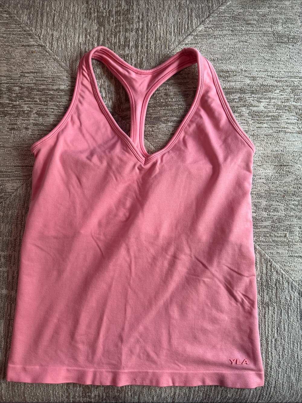 YoungLA Pink Racerback Athletic Tank